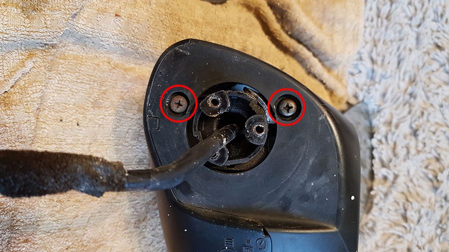 Замена шестеренки в зеркале заднего вида