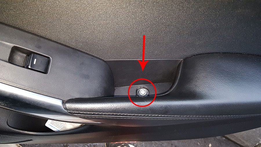 Замена шестеренки в зеркале заднего вида