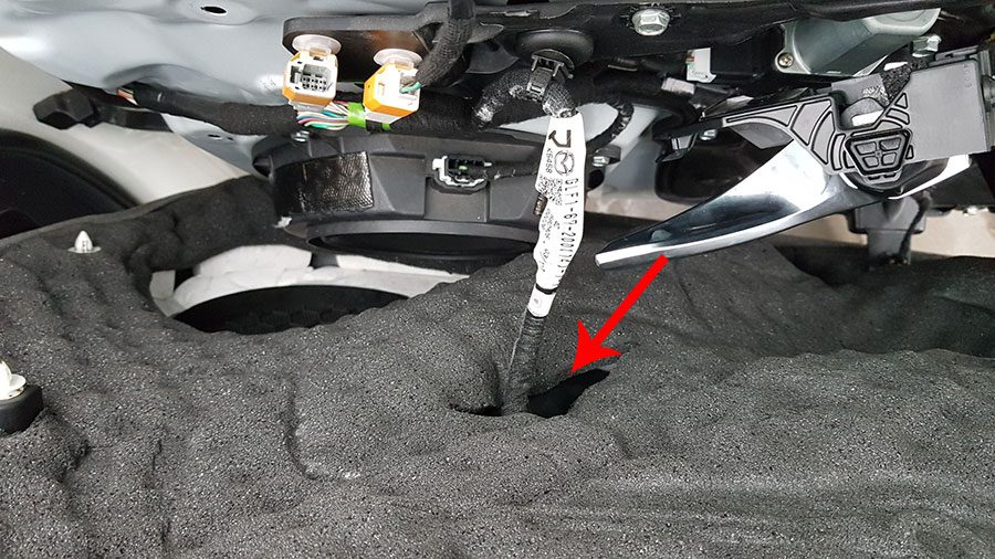 Замена шестеренки в зеркале заднего вида