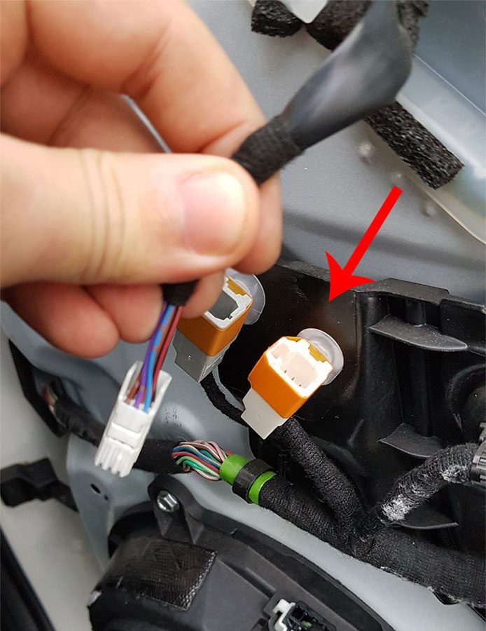 Замена шестеренки в зеркале заднего вида