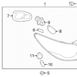 Задние фонари (крыло)