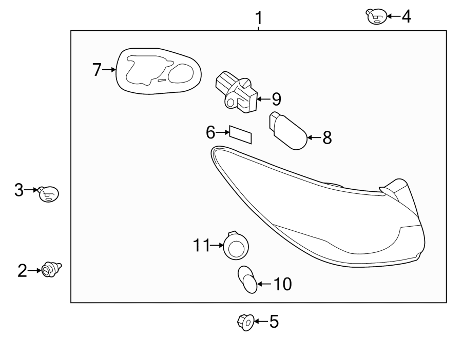 Задние фонари (крыло)