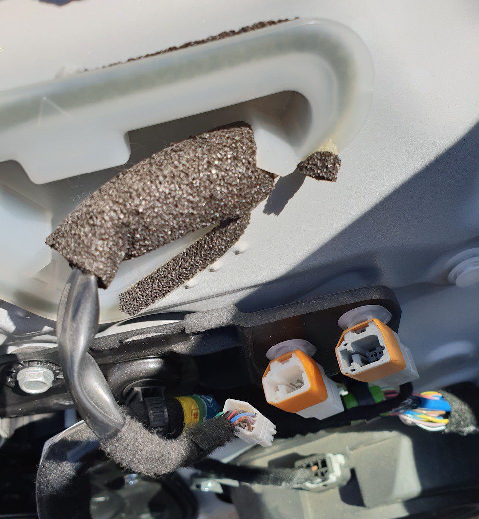 Замена шестеренки в зеркале заднего вида