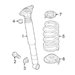 Задние амортизаторы
