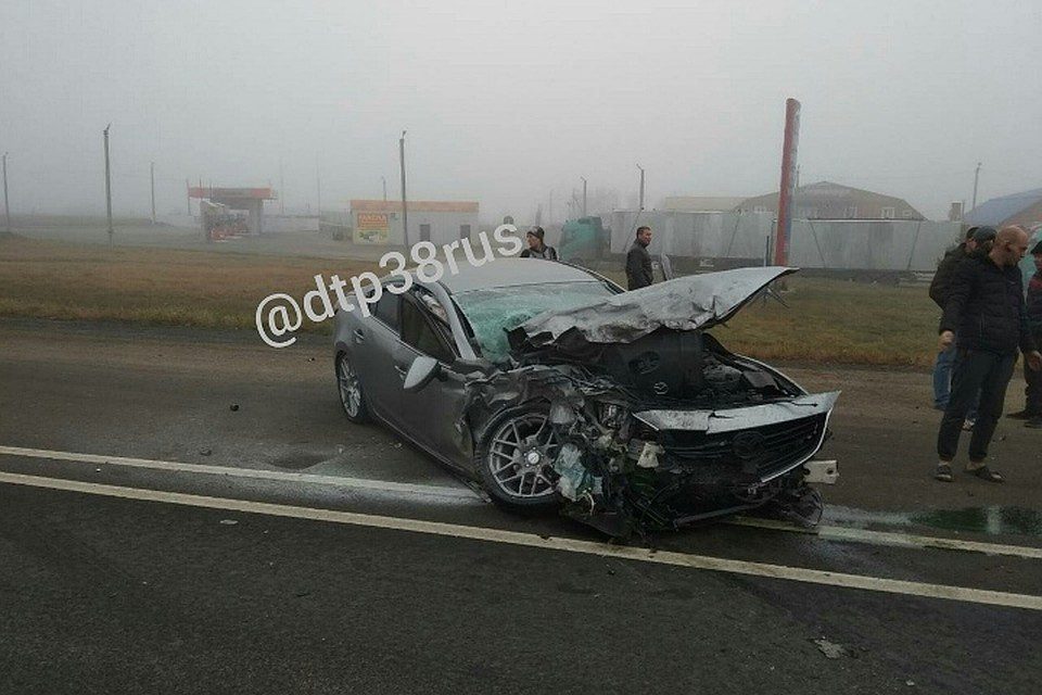 ДТП в Черемхово: столкнулись Toyota RAV4 и Mazda 6