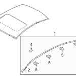 Крыша (молдинги) с люком и без