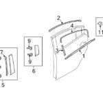 Накладки (молдинги) задних дверей