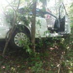 В Чувашии "Мазда" от удара вылетела в кювет: пострадали четверо