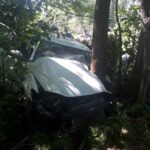 В Чувашии "Мазда" от удара вылетела в кювет: пострадали четверо