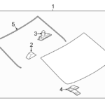Заднее стекло. Молдинг