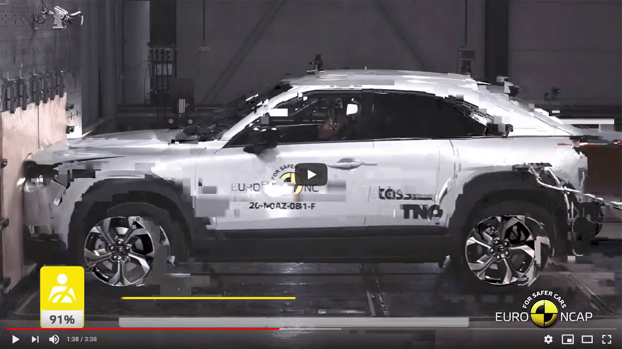 Euro NCAP Crash & Safety Tests of Mazda MX-30