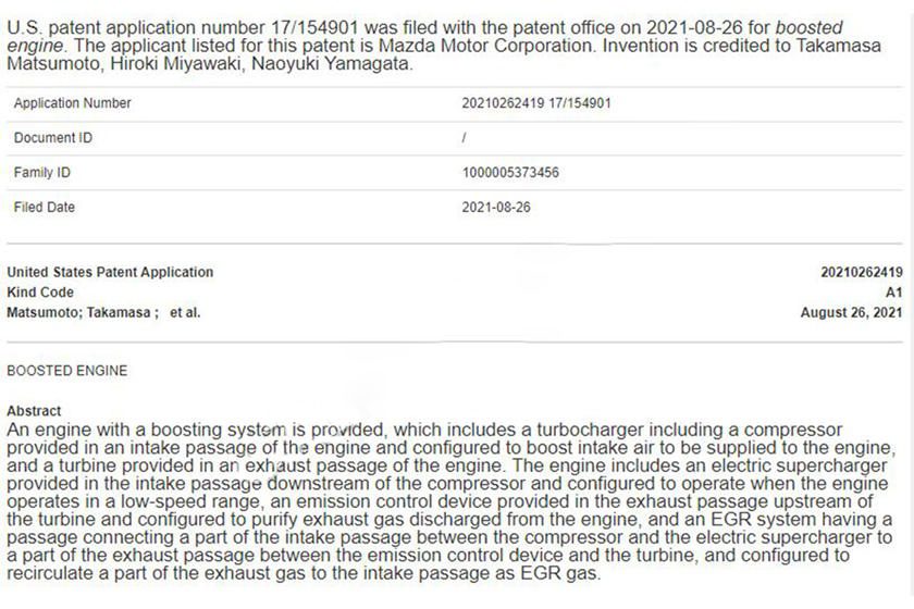 Mazda работает над двигателем с двойным наддувом